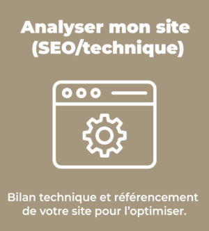 Analyser mon site (SEO/technique)